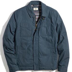 Marine Layer Dry Wax Canvas Trucker in Midnight Navy